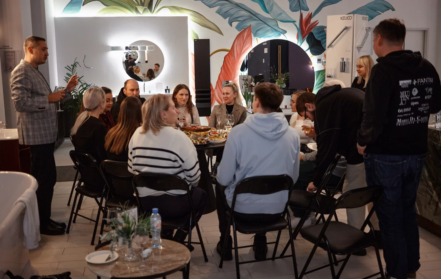 Встреча с друзьями. FABBRICA.CLUB. Nicolazzi и Carimali