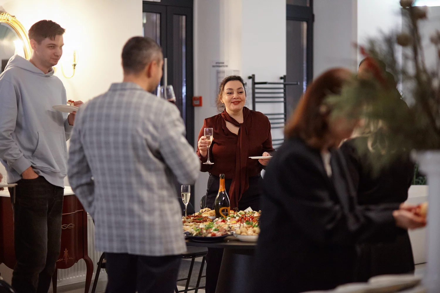 Встреча с друзьями. FABBRICA.CLUB. Nicolazzi и Carimali