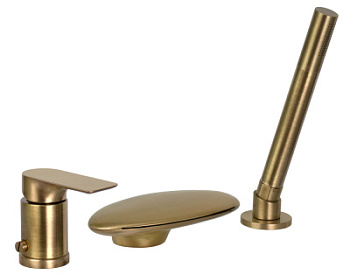 Смеситель для ванны Remer Infinity I07UFVO, бронза