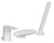 Смеситель для ванны Remer Infinity I07UFBO, белый матовый Смеситель для ванны Remer Infinity I07UFBO, белый матовый