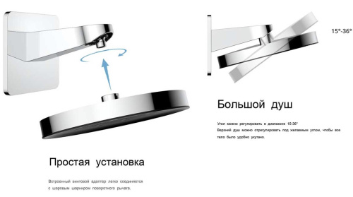 Душевая система Vincea VSFW-422TI3GM