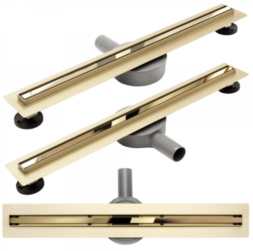 Трап для душа Rea Neo Slim Pro 1000 Gold Mirror G5612