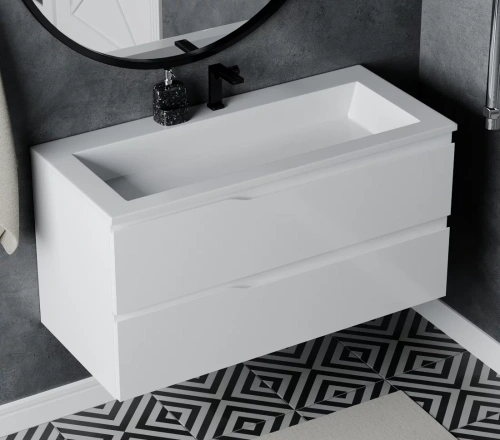 Тумба подвесная Vela Вектор 100П под Luxor TU23104