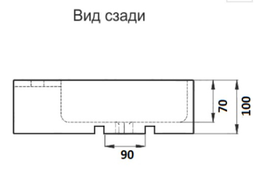 Умывальник CeramaLux 9048DR