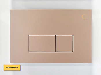 Кнопка смыва CeramaLux BC-016 шампань