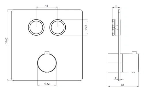 Смеситель для душа Remer X Style X99QD2KB