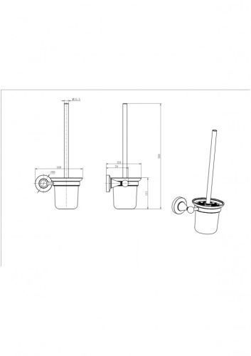 Ёршик CeramaLux Luxury 57513