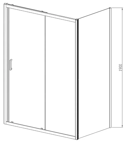 Душевой уголок Vincea Alpha VSR-3AL9013CLGM