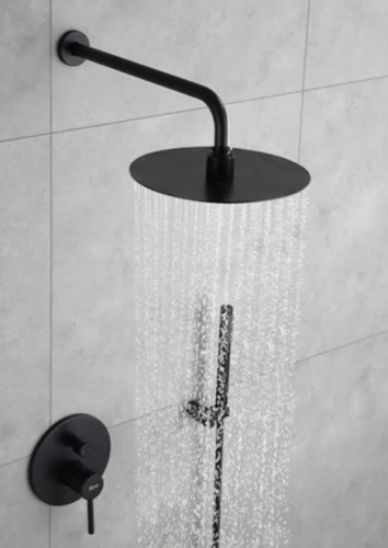 Душевая система Rea Lungo Black P4100