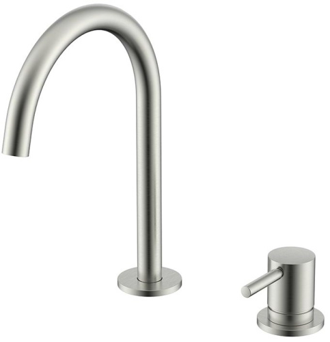 Смеситель для раковины Nemo Round NM-2318BN brush nickel