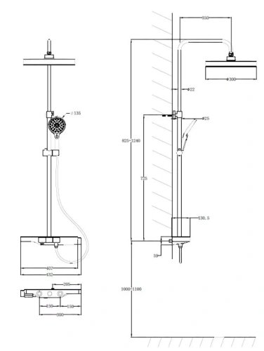 Душевая система Vincea Inspire VSFS-3I12TW