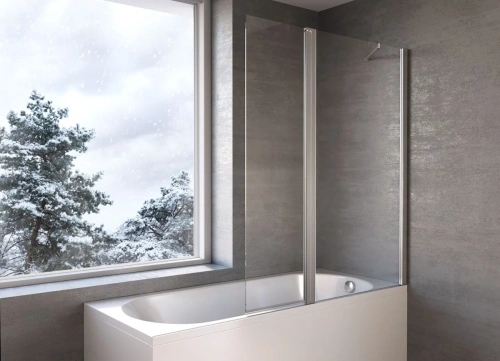 Шторка для ванны Kolpa-San Andromeda BS 120 silver brill transparent 517770