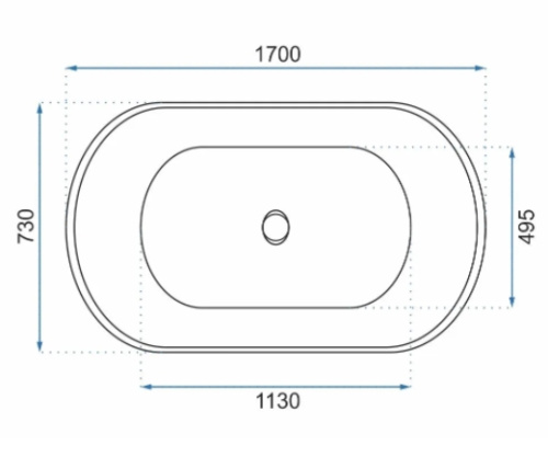 Ванна акриловая Rea KERRANO 170 W2003