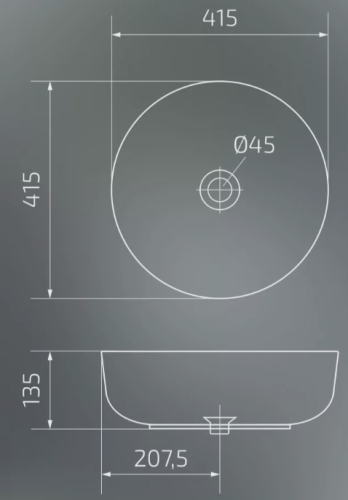 Умывальник Gid Nc412