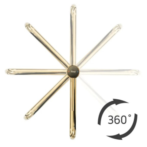 Смеситель для умывальника Rea Lugano Slim Gold B5002