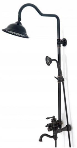 Душевая система Rea Vintage Old Black P2367