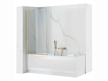 Шторка на ванную Rea Elegant gold matt 70 W6600