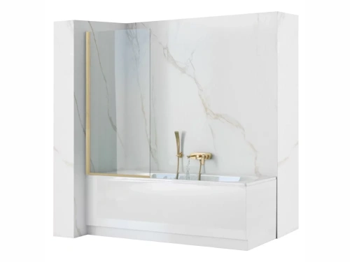 Шторка на ванную Rea Elegant gold matt 80 W6601
