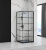 Душевой уголок Rea Concept Black 80x100 K6389