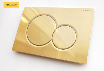 Кнопка смыва Geberit SIGMA 01 115.770.DМ.5 золотой матовый