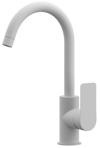 Смеситель для кухни Remer Infinity I72BO, белый матовый