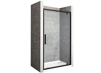 Душевая дверь Rea Rapid Swing black 100 K6410