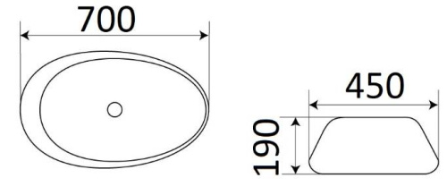 Умывальник CeramaLux 7807