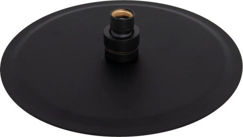 Верхний душ с шарнирным соединением 40 см Remer 357UFM40NOX, черный матовый