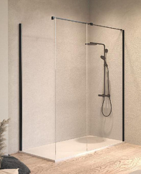 Душевой уголок Kolpa-San Calypso WIN 160x80 black transparent 517700