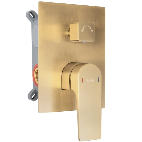 Душевая система Rea Moby gold matt P2403