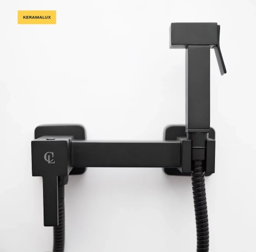 Гигиенический душ CeramaLux DBS/001 черный матовый