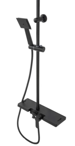 Душевая система Rea Bravo Black P0636