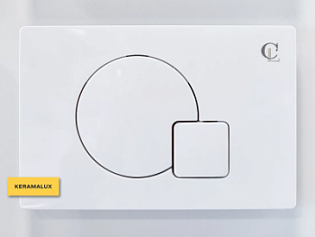 Кнопка смыва CeramaLux PC-014 белый