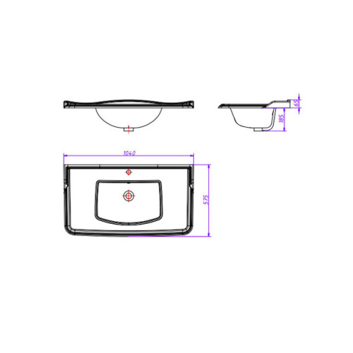 Умывальник Caprigo S1000
