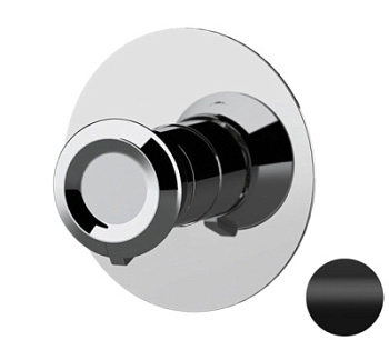 Смеситель для душа Remer Element ET30LNO, черный матовый