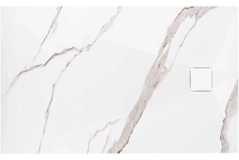 Душевой поддон Rea Magnum Carrara White 80x100 K7004
