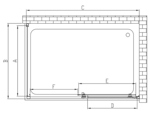 Душевой уголок Vincea Alpha VSR-3AL8012CL