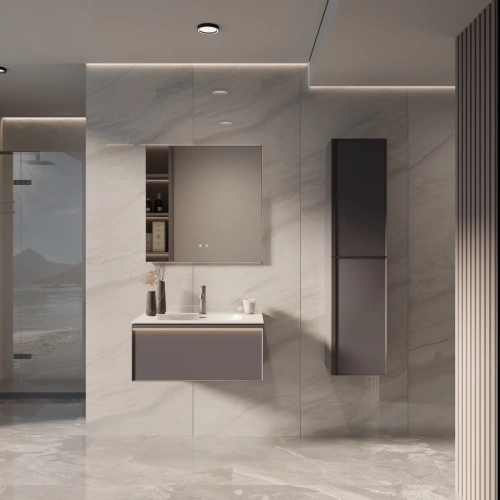 Тумба подвесная Vincea Elise VMC-4EL800MG серый матовый