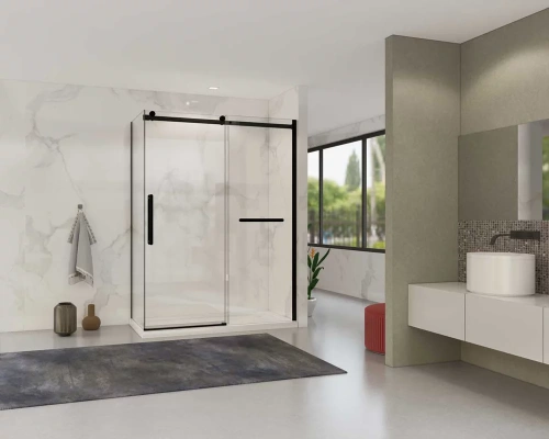 Душевой уголок Vincea Como Soft VSR-1CS8015CLB