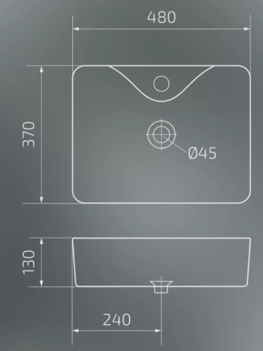 Умывальник Gid Mnc605