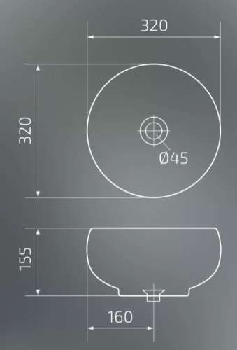 Умывальник Gid Mnc480