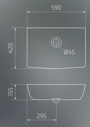 Умывальник Gid N9121