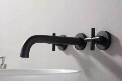 Смеситель для умывальника Rea Exit Black B8000