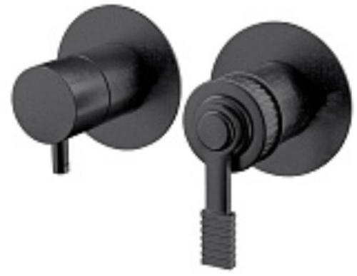 Смеситель для душа Remer Atelier AL92ZPCFP, черный брашированный хром