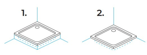 Душевой поддон Kolpa-san Ballo 200x80 Kerrock 108 white 551100