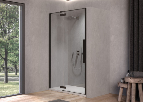 Душевая дверь Kolpa-San Polaris N 140-L black transparent 516010