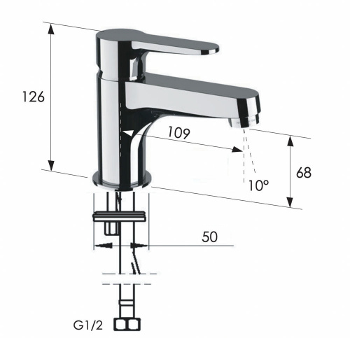 Смеситель для раковины Remer Winner W11S