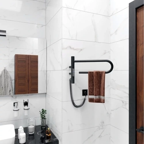 Полотенцесушитель электрический Vincea VTD-1P1BE