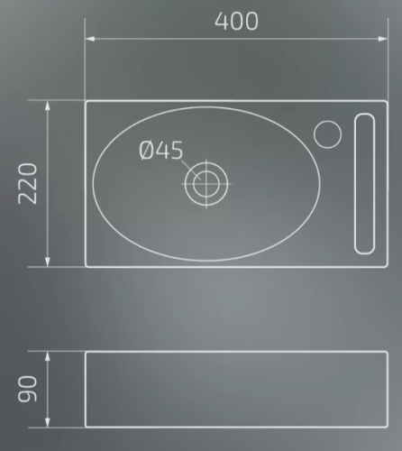 Умывальник Gid N9262