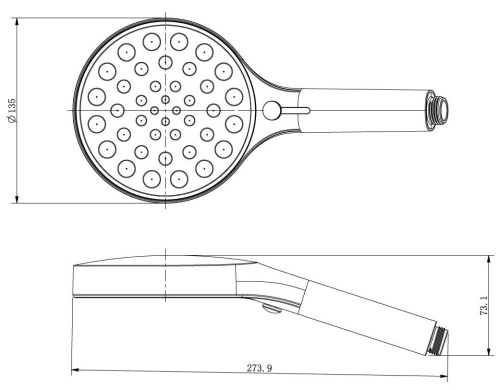 Душевая система Vincea VSFW-422TI3GM
